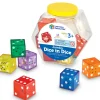 Lot de 12 Dés double JUMBO 3.2 cm avec 1 dé à l'intérieur