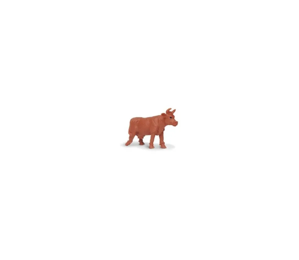 Lot de 10 mini mini vaches marron 15 x 10 x 28 mm