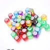 Lot 50 Dés à jouer multicolores translucides16 mm points de 1 à 6