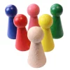Lot 6 pions bois big 52 x 25 mm pour jeu. Grand pion