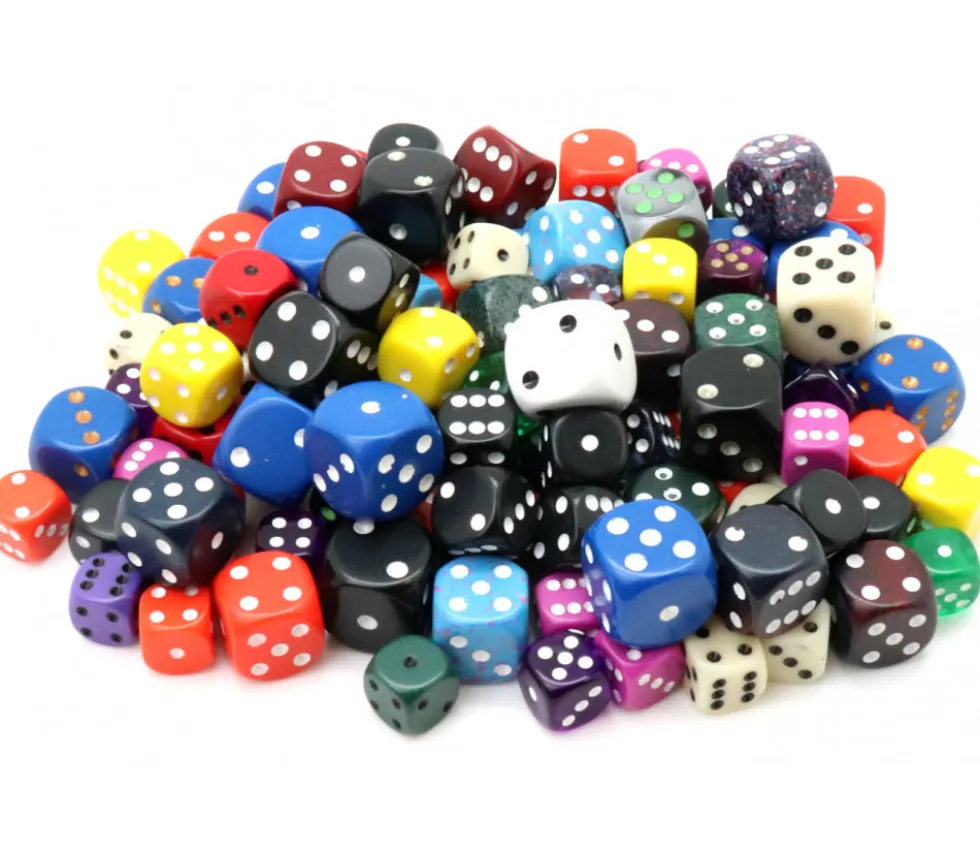 Lots dés à jouer mélange surprise Chessex