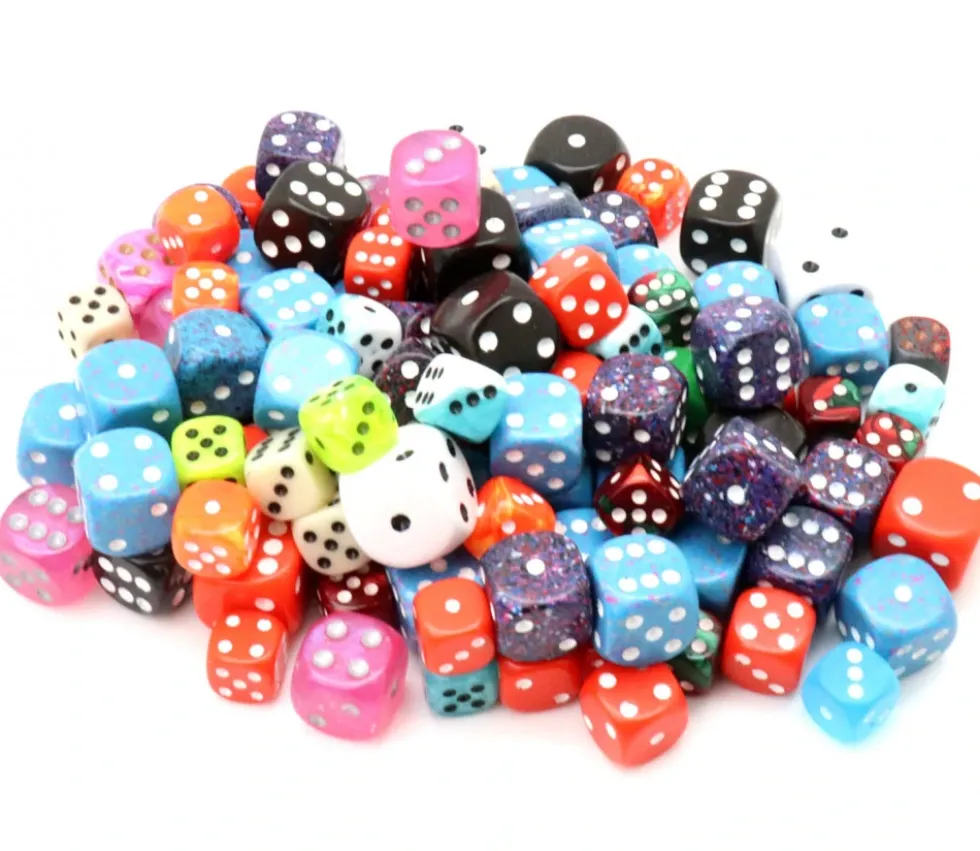 Lots dés à jouer mélange surprise Chessex