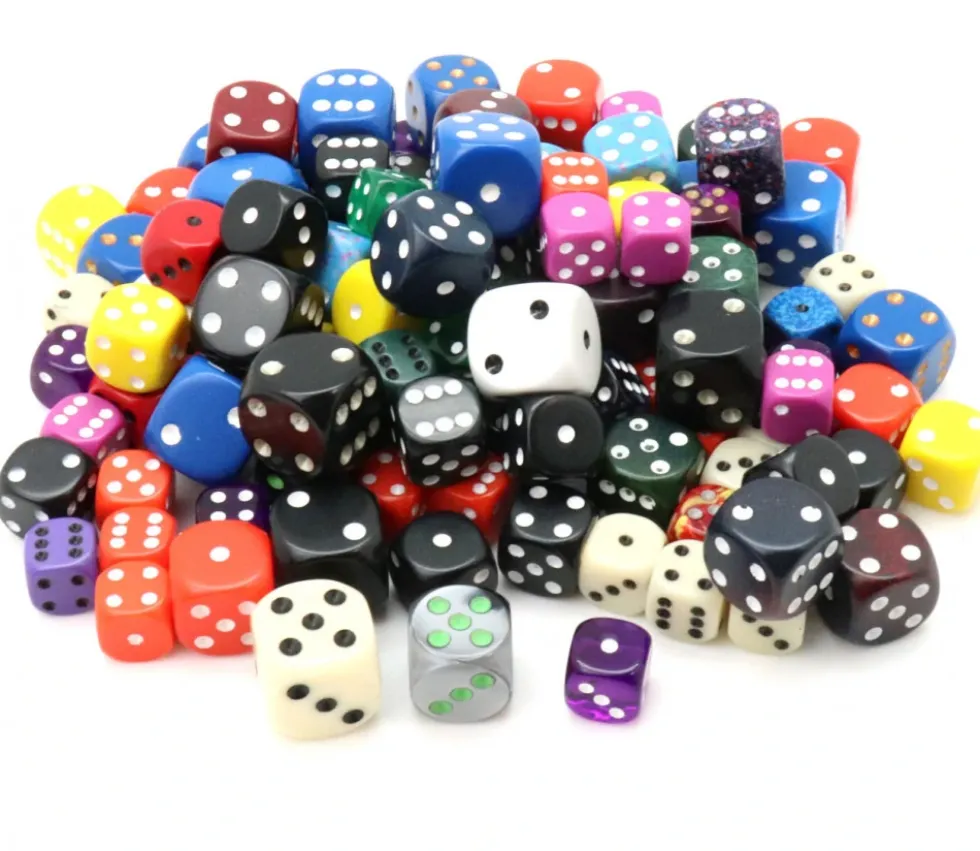 Lots dés à jouer mélange surprise Chessex