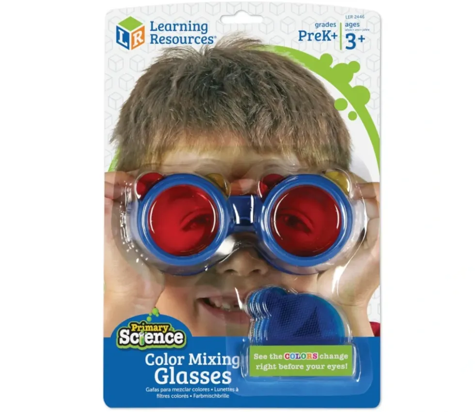 Lunettes jeu optique : mélangeur de couleurs et distorsion