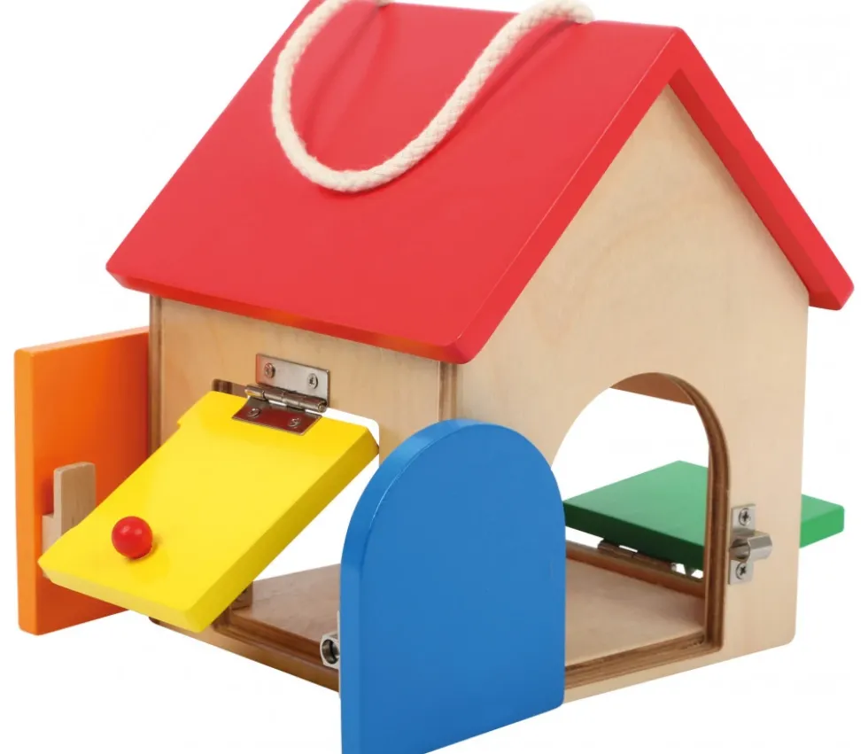 Maison à serrures compacte - jeu de motricité