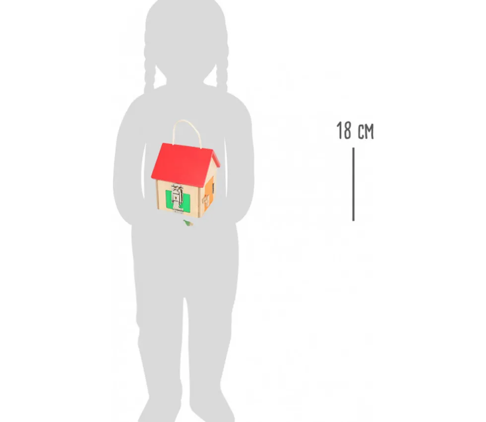 Maison à serrures compacte - jeu de motricité