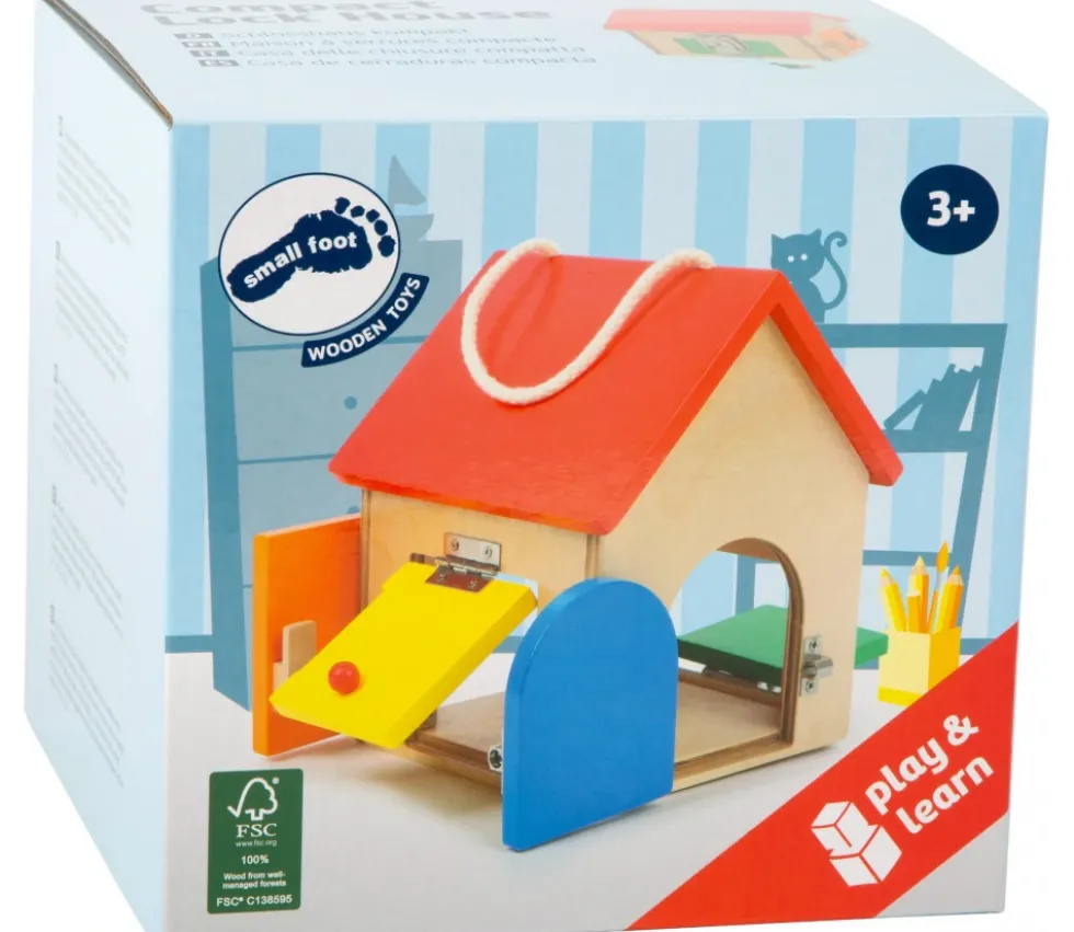 Maison à serrures compacte - jeu de motricité