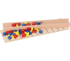 Matériel jeu test mémoire en bois