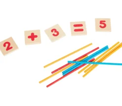 Matériel Mathématiques en bois additions et soustractions