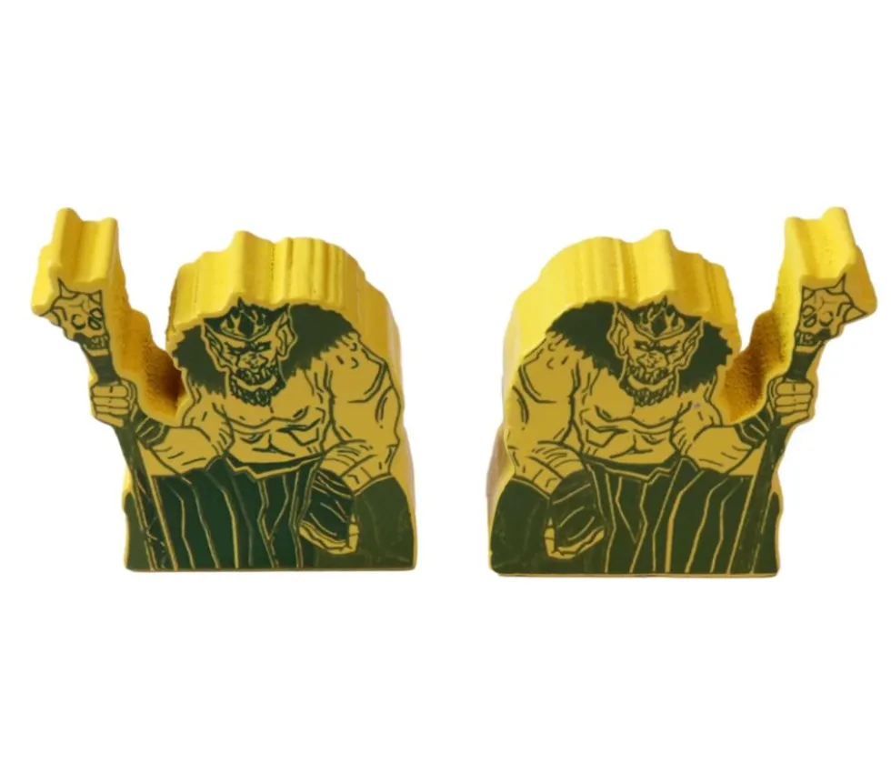 10 meeples créatures fantastiques - Boss de donjon pions en bois