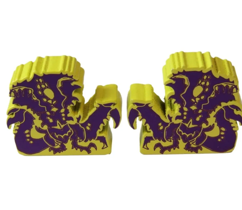 10 meeples créatures fantastiques - Boss de donjon pions en bois
