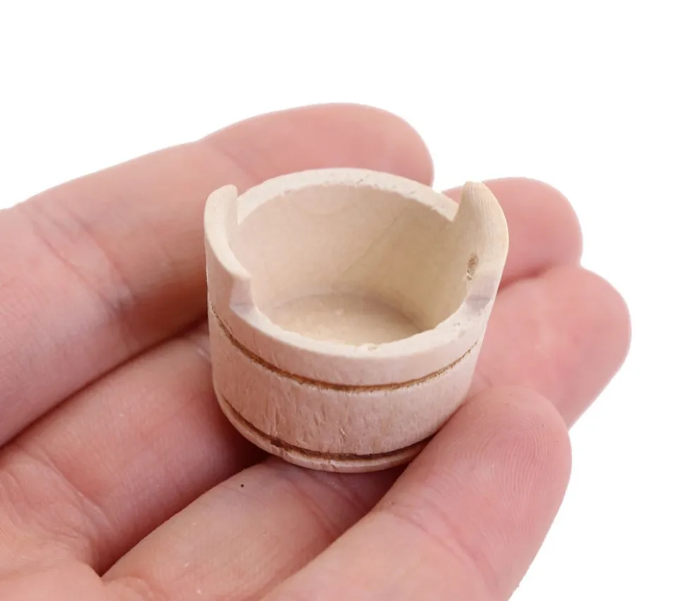 15 miniatures en bois accessoires maison