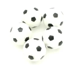 5 mini Ballons style football pour babyfoot
