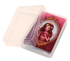 Mini Boite plastique 7.5 x 5.1 x 1.6 cm transparente vide pour mini cartes à jouer