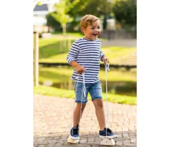 Mini échasses en bois arrondies