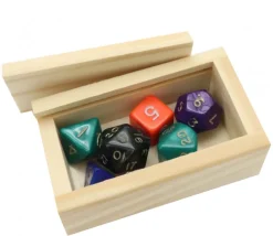 Mini coffret bois avec glissière 8.3 x 5.1 x 2.7 cm