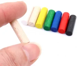 Mini cylindre 20 x 6 mm bois tige à l'unité