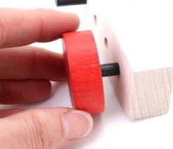 Mini cylindre 20 x 6 mm bois tige à l'unité