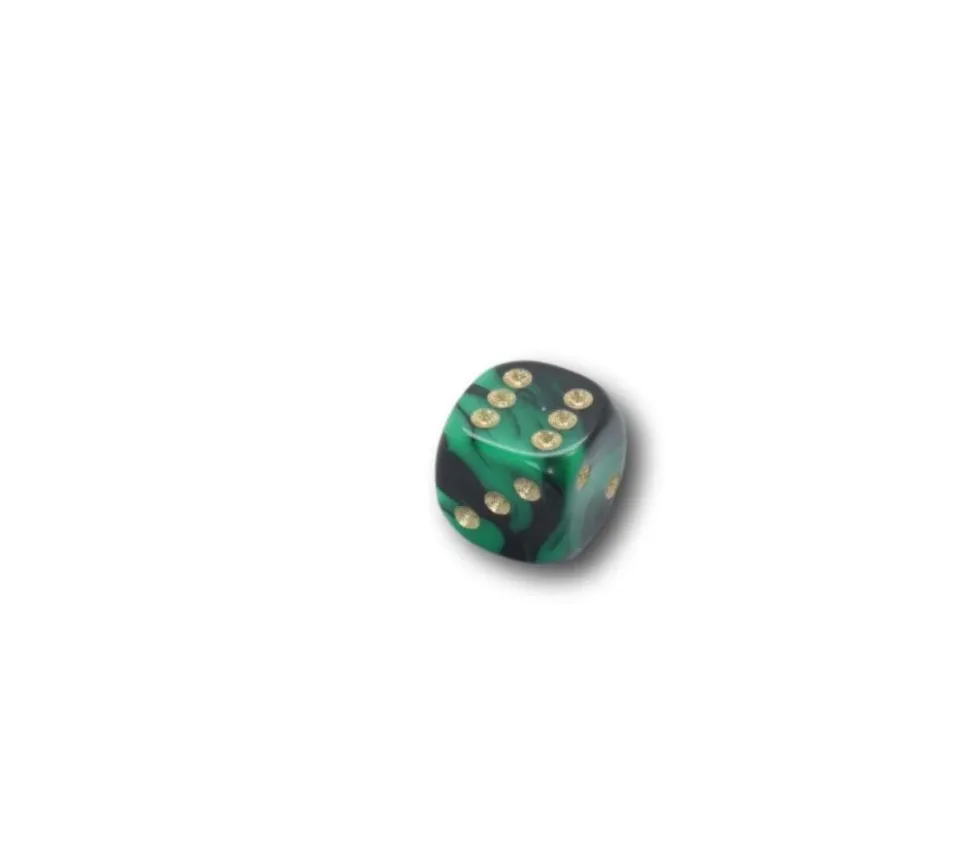 Mini Dé à jouer marbré 12 mm à l'unité