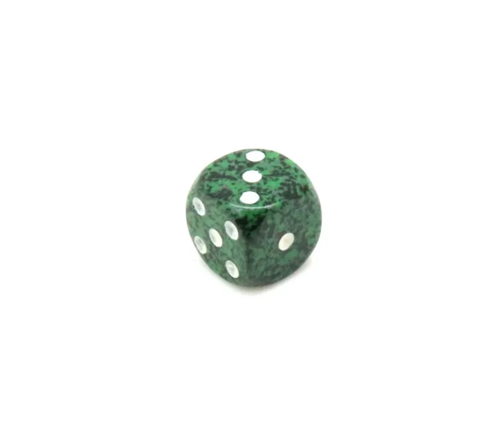 5 Mini Dés speckle 12 mm - 5 couleurs
