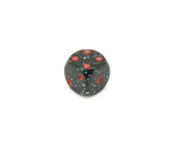 5 Mini Dés speckle 12 mm - 5 couleurs