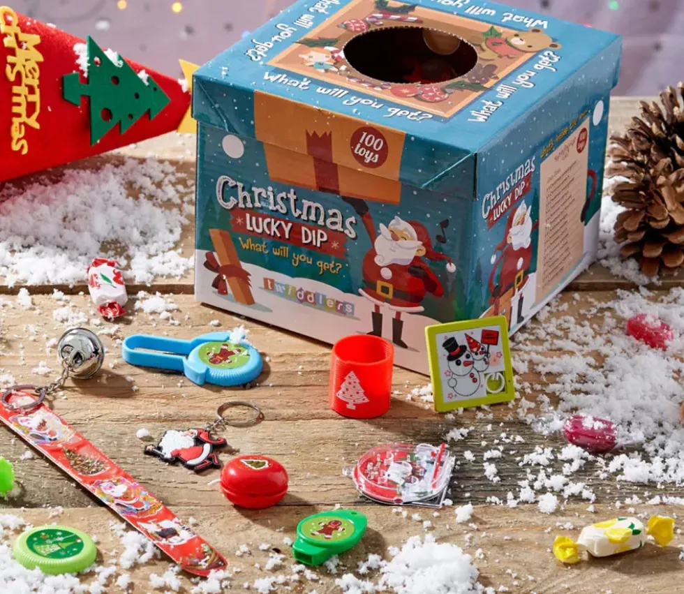100 Mini jouets Noël enfant - cadeaux surprises, récompense jeux