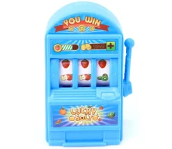 Mini machine à sous jouet 8 cm plastique