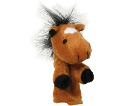 8 mini marionnettes peluche animaux pour doigt