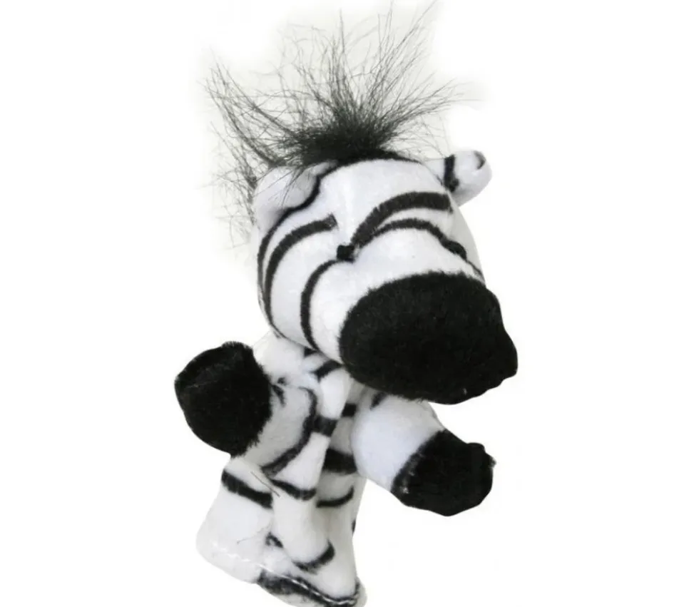 8 mini marionnettes peluche animaux pour doigt