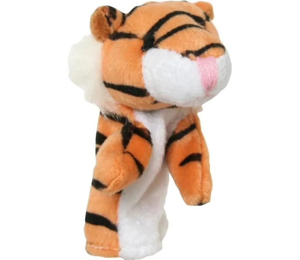 8 mini marionnettes peluche animaux pour doigt
