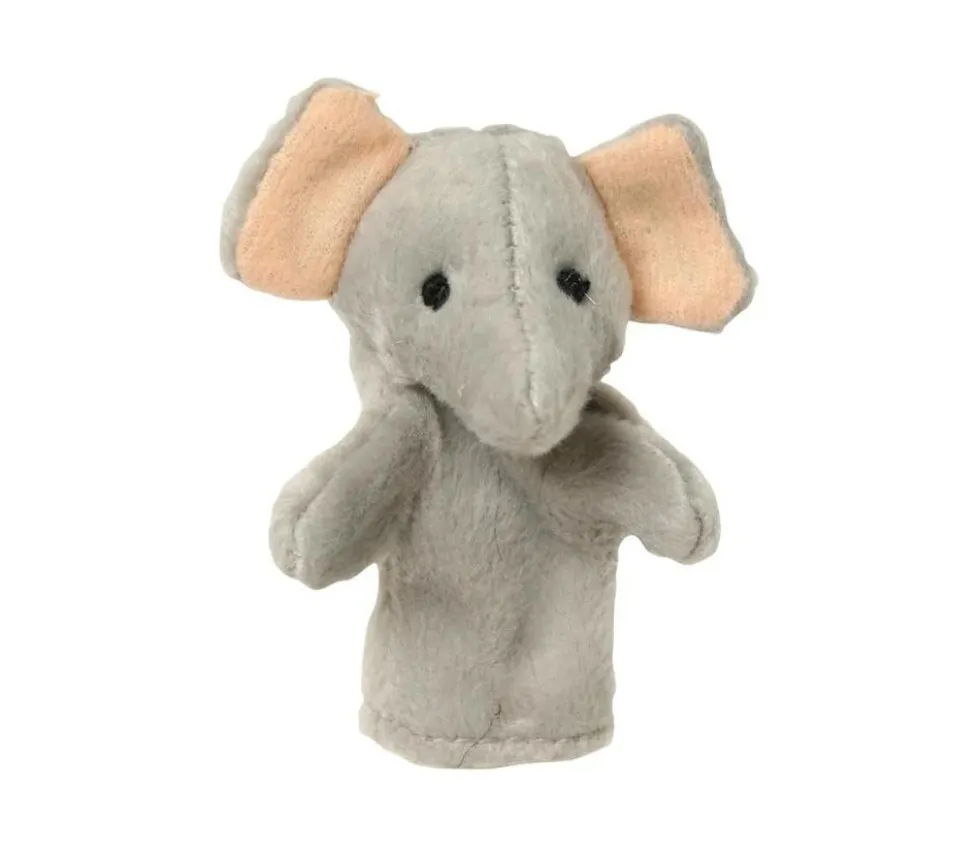 8 mini marionnettes peluche animaux pour doigt