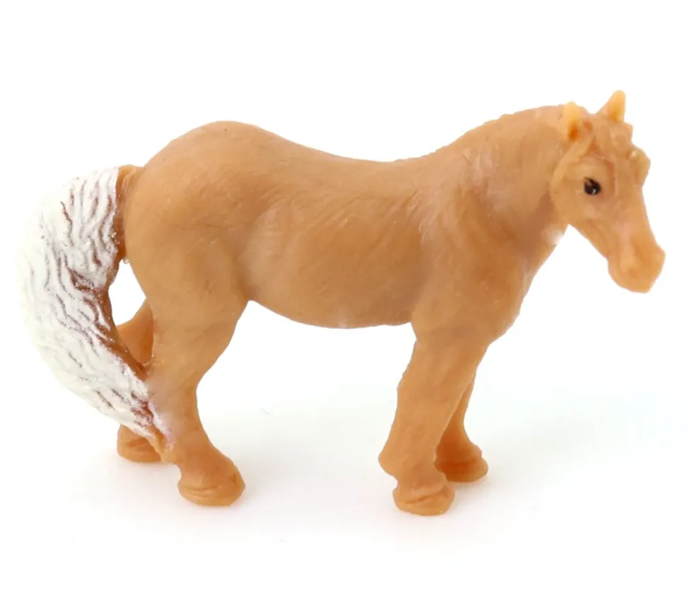 Mini mini figurine cheval palomino 2,8 cm