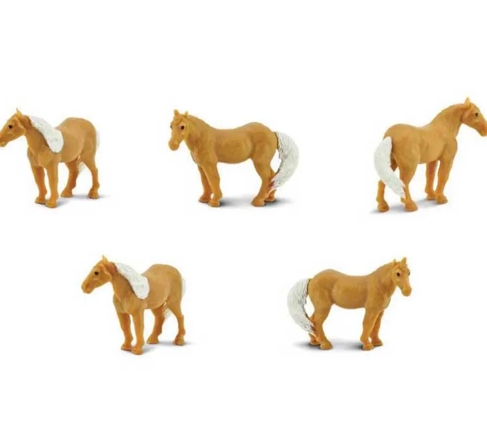 Mini mini figurine cheval palomino 2,8 cm