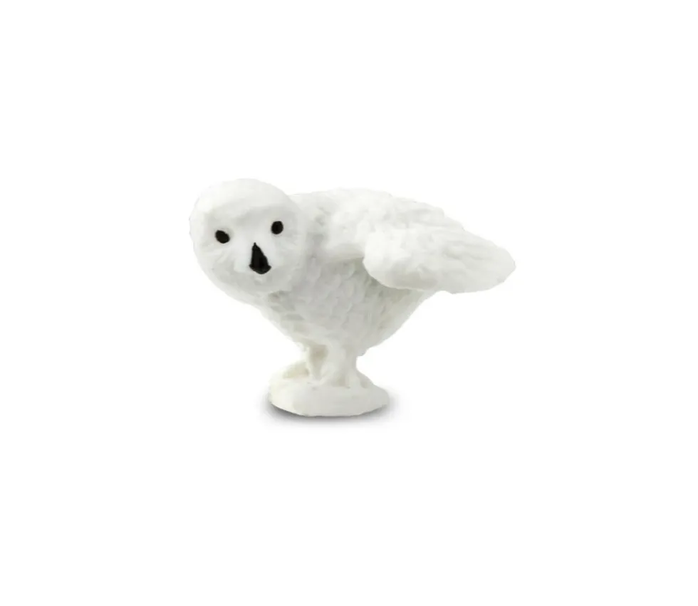 Mini mini figurine Harfang des neiges - hibou 20 x 20 x 10 mm