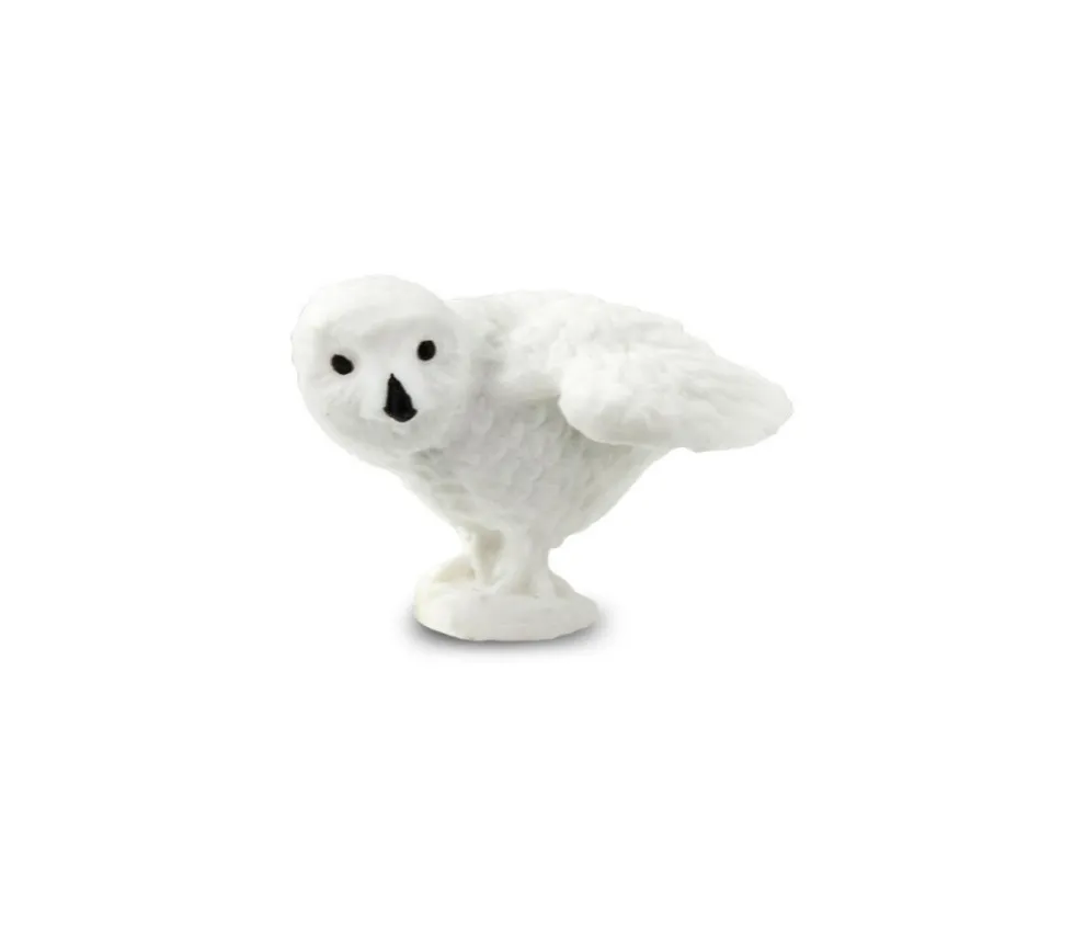 Mini mini figurine Harfang des neiges - hibou 20 x 20 x 10 mm