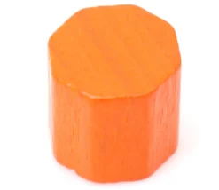 Mini octogone 10x10 mm en bois coloré pour jeu à l'unité
