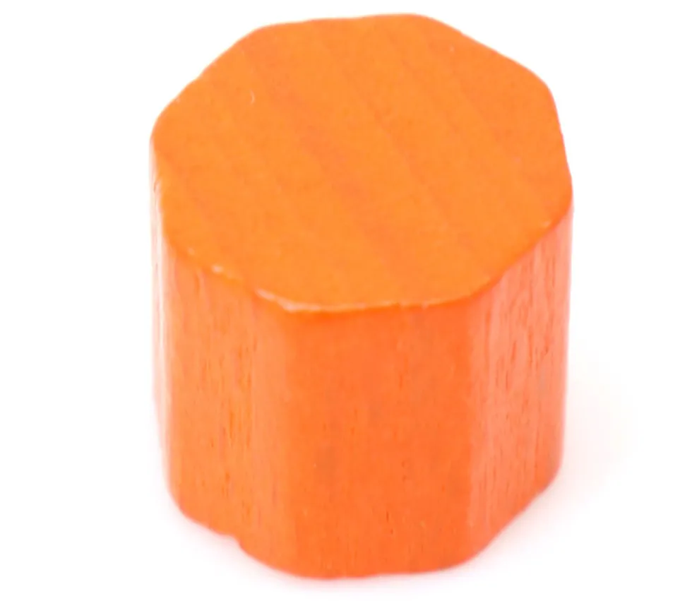 Mini octogone 10x10 mm en bois coloré pour jeu à l'unité