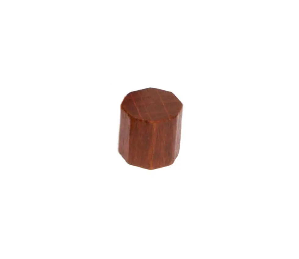 Mini octogone 10x10 mm en bois coloré pour jeu à l'unité