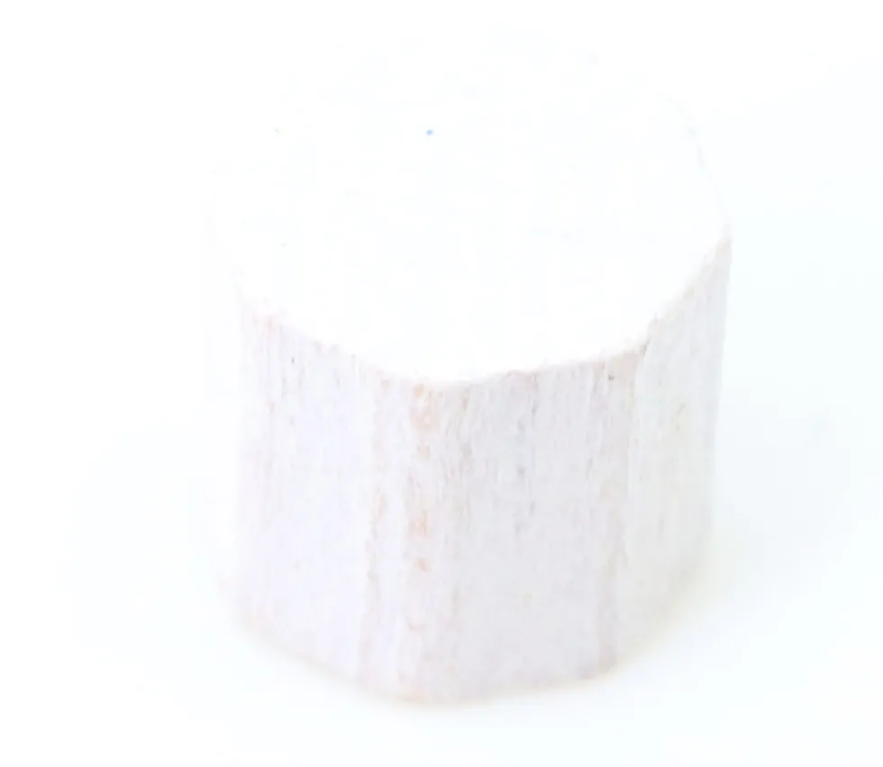 Mini octogone 10x10 mm en bois coloré pour jeu à l'unité