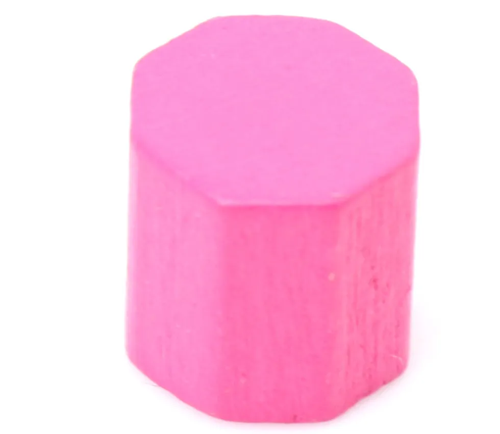 Mini octogone 10x10 mm en bois coloré pour jeu à l'unité