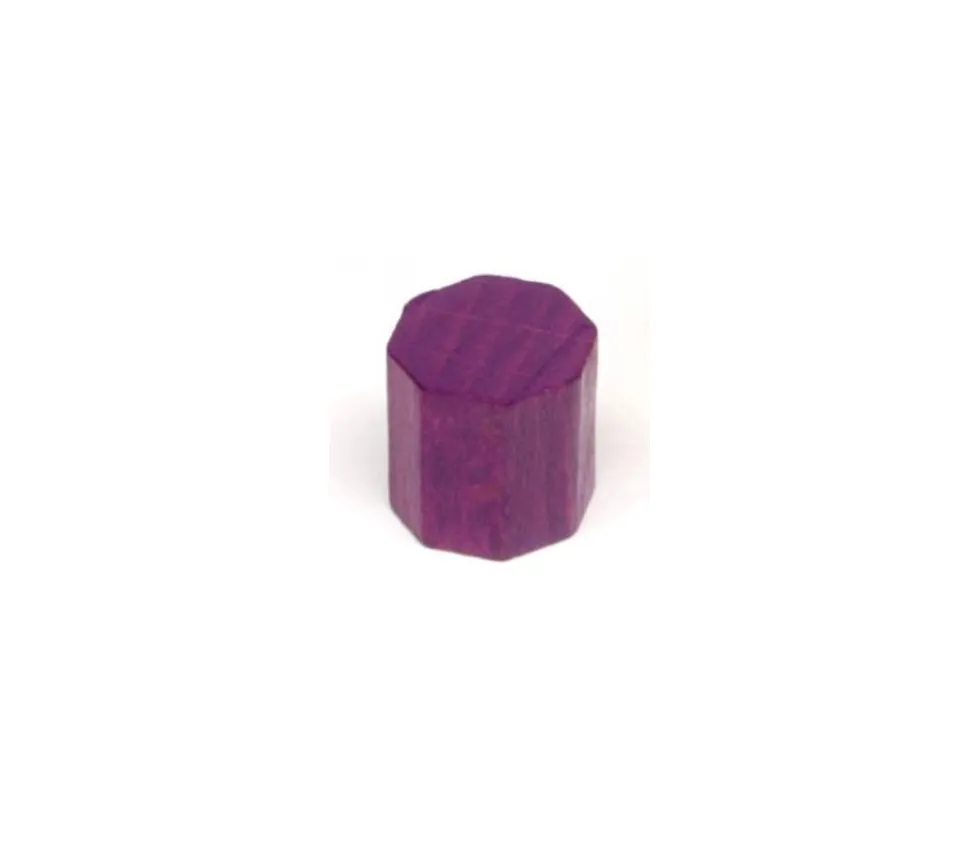Mini octogone 10x10 mm en bois coloré pour jeu à l'unité