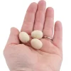 Mini Oeuf en bois naturel 2 cm de haut et 1.5 cm de diamètre
