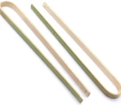 2 mini pinces bambou 16 cm