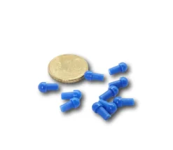 10 Mini pions clous à encastrer 9 x 3 mm lot par couleur