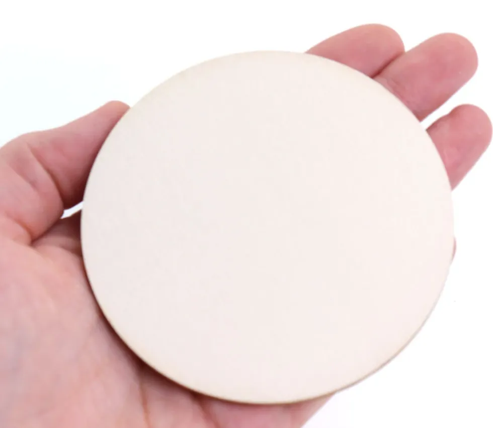 Mini plateau bois rond de 8,5 cm brut