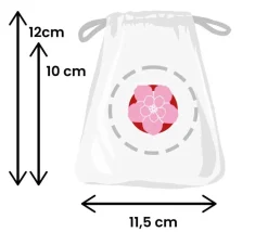 Mini sac à dés motif japonais : Breath of Spring