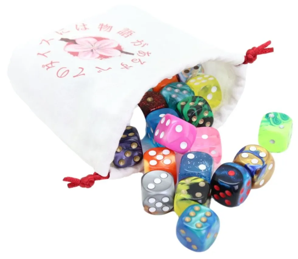 Mini sac à dés motif japonais : Breath of Spring
