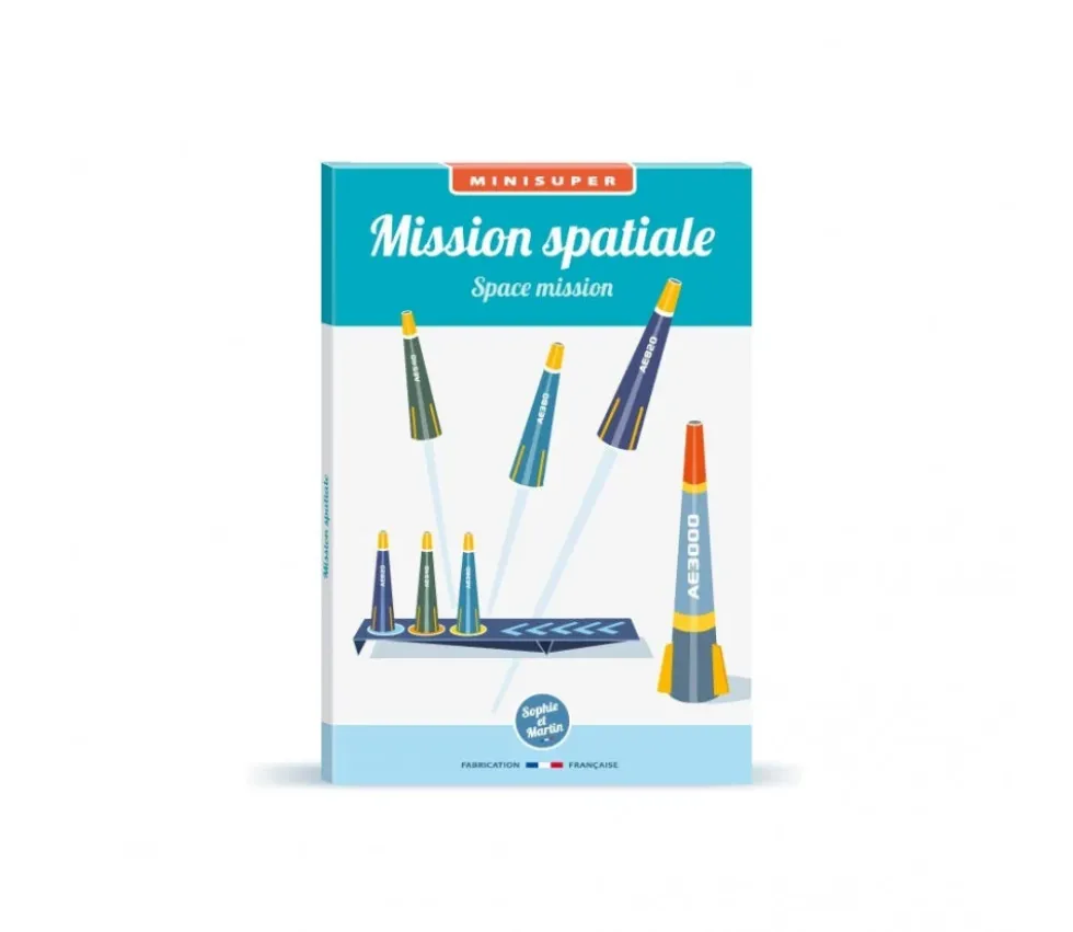 Mission spatiale Jeu adresse à construire