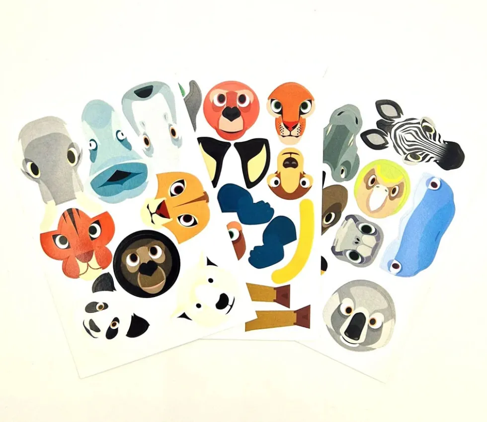 Mistigrue Animaux en danger. Jeu à personnaliser