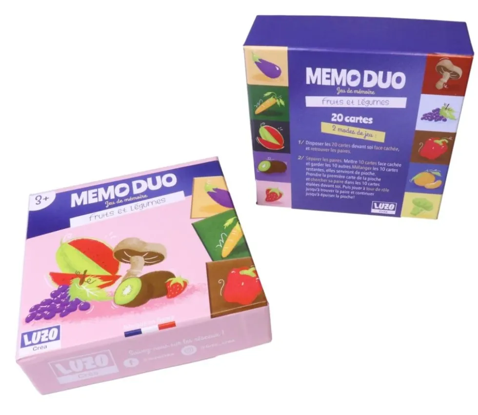 Mémo Duo - Fruits et légumes